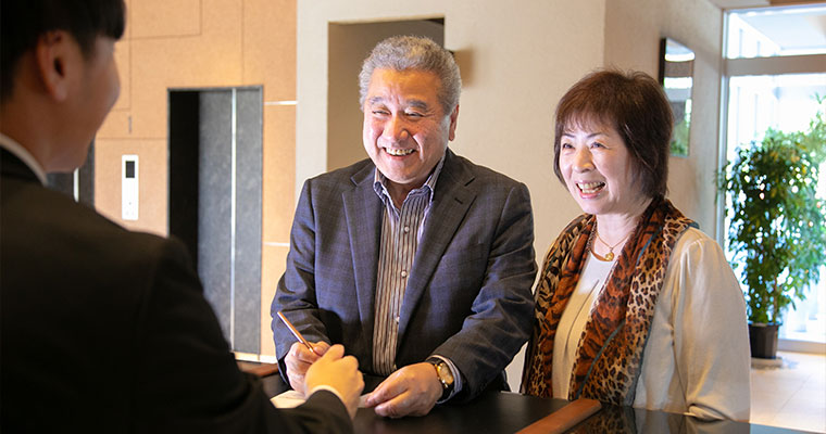 フロントの様子