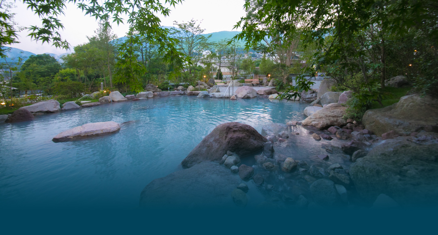 Mori Waterfalls/ Bathtub with flows of waterfall